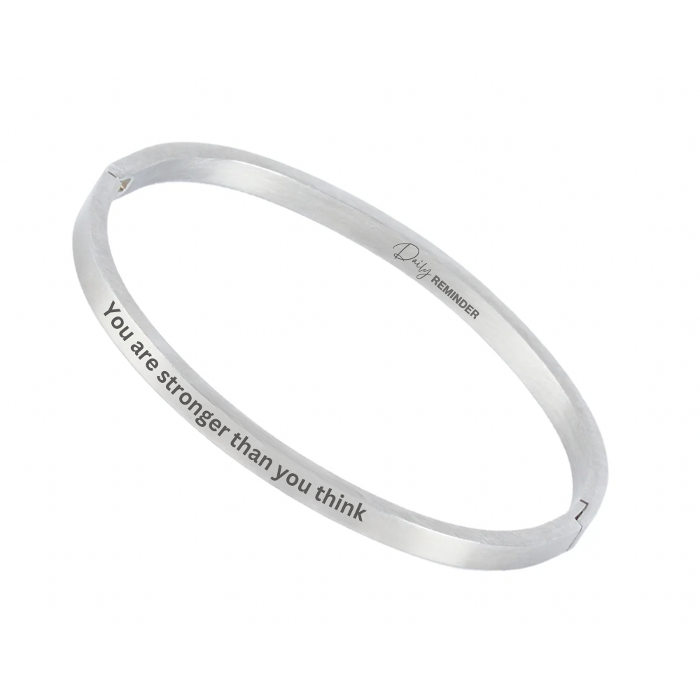 Armband „You are stronger than you think“